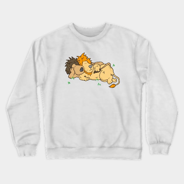 Lions Crewneck Sweatshirt by Otterlyalice